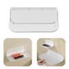 Foldable Plastic Shelf Stick On Wall for Kitchen Bathroom Many Place Extra Storage Needed Wall Mounted Bedside Shelves