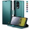 Кожаный кошелек-книжка для телефона Samsung Galaxy S25 Ultra S24 FE S23 S22 A16 A26 A36 A15 A35 Чехол-книжка с карманом для карт