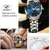 JINSHIDUN New Business and Leisure Men's Watch Automatic Mechanical Watch Luminous Waterproof High-end Business Watch Male