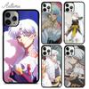 Чехол для телефона Inuyasha Sesshomaru Anime для iPhone 11 12 13 14 Pro Max mini XR XS SE 2020 6S 7 8 Plus Samsung Galaxy S21 S22