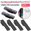3/5 шт. PD Быстрая зарядка USB C Адаптер питания Зарядное устройство Для Microsoft Surface Pro 8 7 6 5 4 Go Book Планшет Конвертер Зарядное устройство