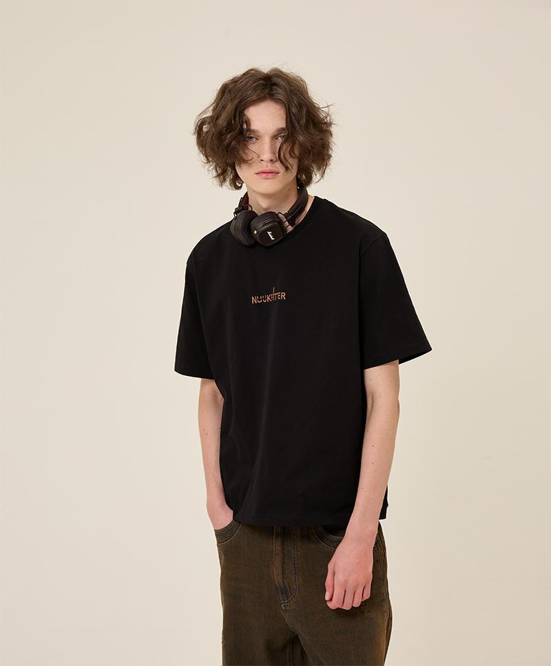 NUUKFITTER Heavy Cotton Logo T-Shirt [Black]
