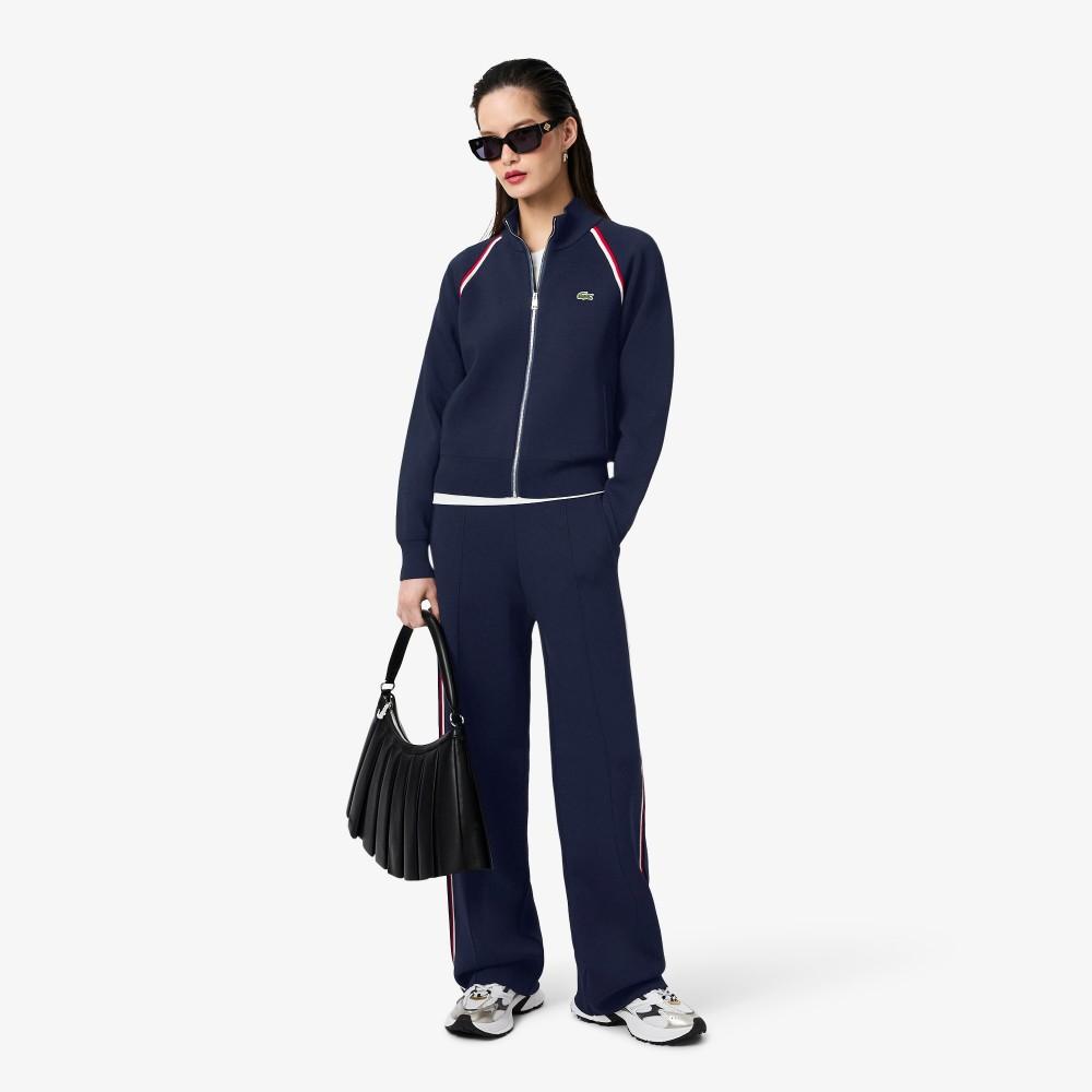 [Lacoste] Women's Double-Face Zip-Up Sweater AF0243-55NJ7E