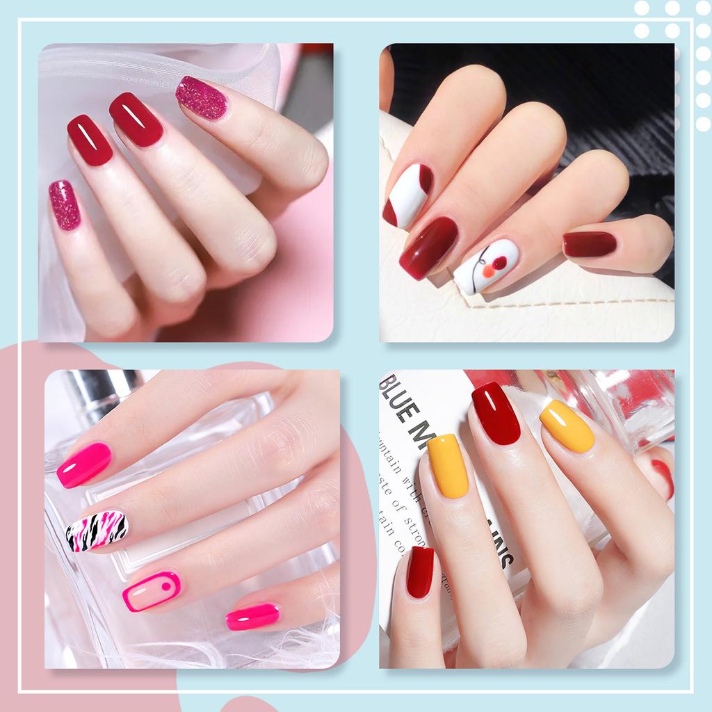 MAYJAM 8 шт. цветной набор гель-лаков для ногтей с блестками голографические УФ-гели для ногтей отмачиваемый УФ-гель для ногтей женский модный уход за ногтями