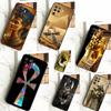 Egypt Nefertiti Anubis Ankh For OPPO A17 A16 A15 A79 A58 A78 A98 A74 A94 A77 A5 A9 A96 A76 A52 A72 A53S A54S A57S Case