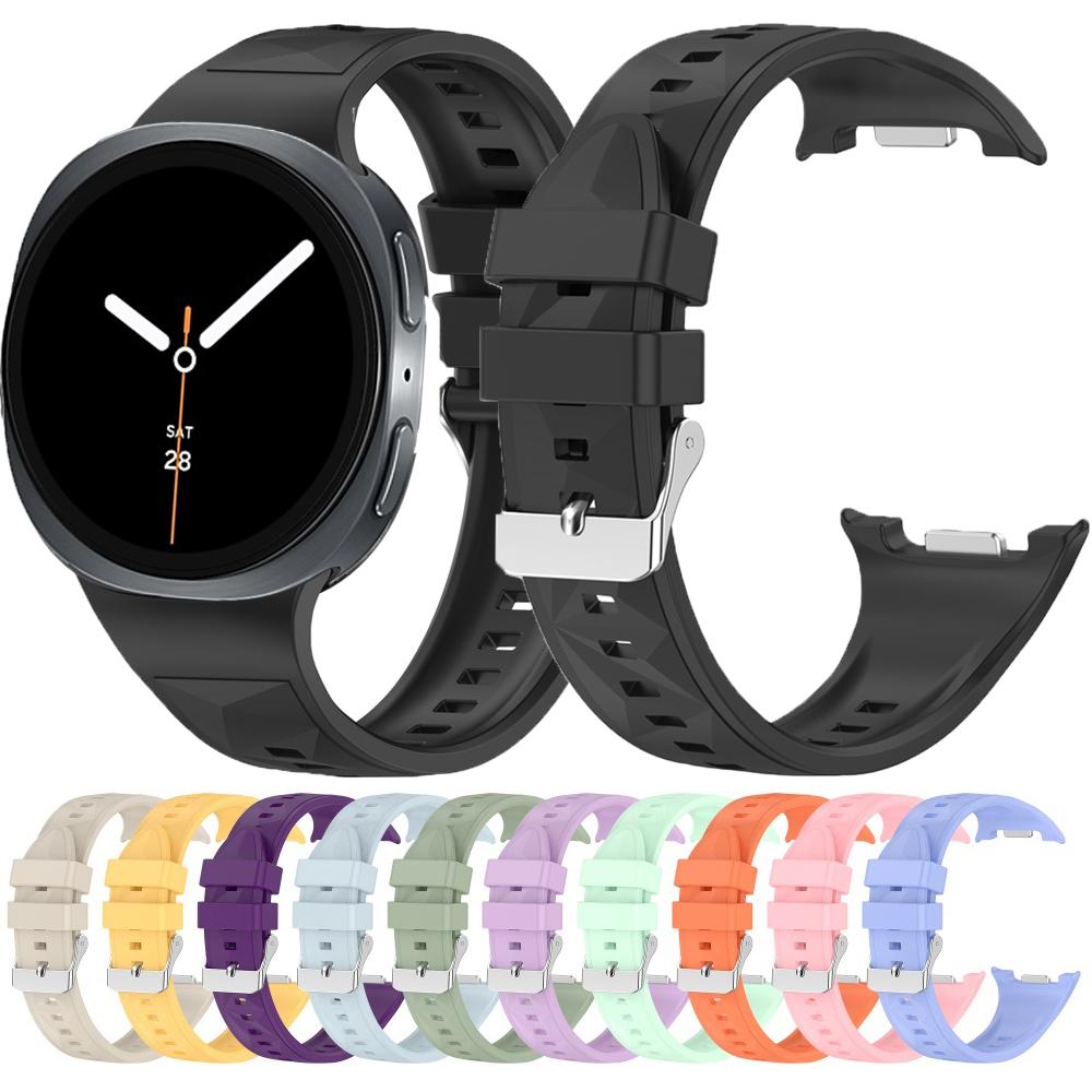 Ремешок для часов Samsung Galaxy Watch 8 44 мм 40 мм Силиконовый ремешок Дышащий ремешок для часов Samsung Watch 8 Classic 46 мм Браслет