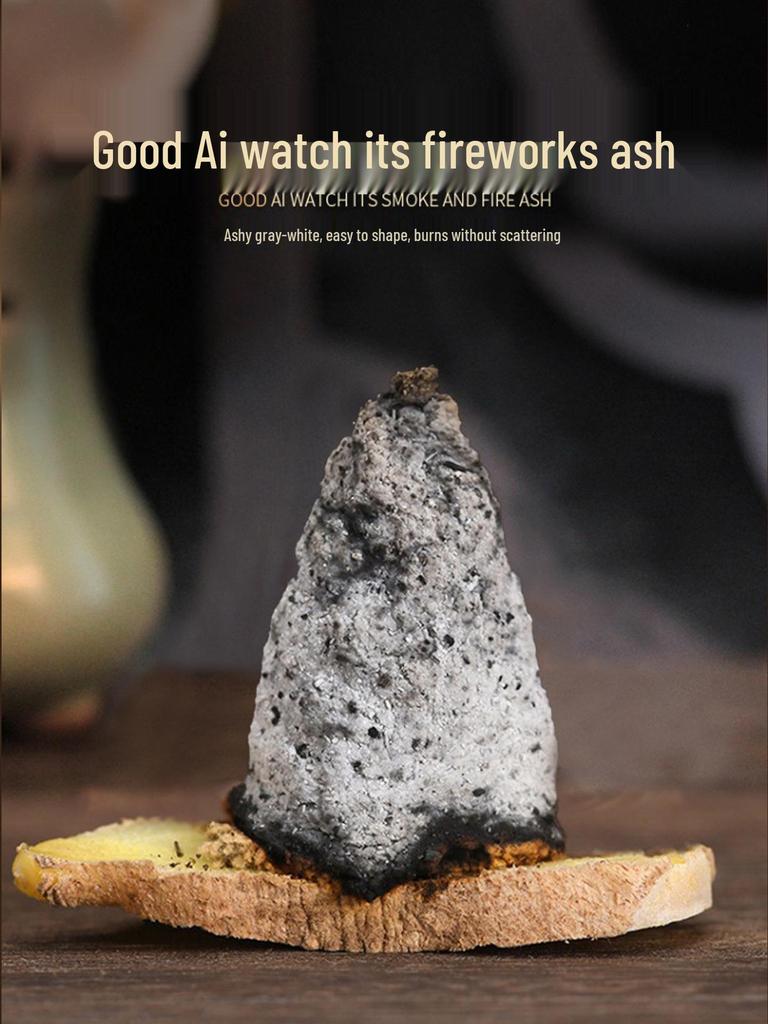 Aged Golden Mugwort Floss 500g for Household Moxibustion