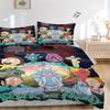 Rick Morty Adventure Print 3Pcs Bedding Setduvet Cover With 2 Bedropillowcase Home Birthday Gift