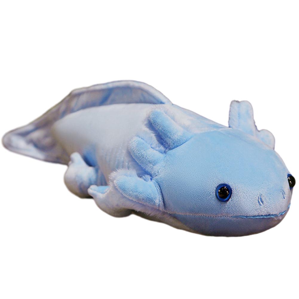 45cm Kawaii Mexicanum Axolotl Animal Dolls Soft Stuffed Plush Animal Toys Cute Axolotl Stuffed Plush Toy Long Pillow Cushion