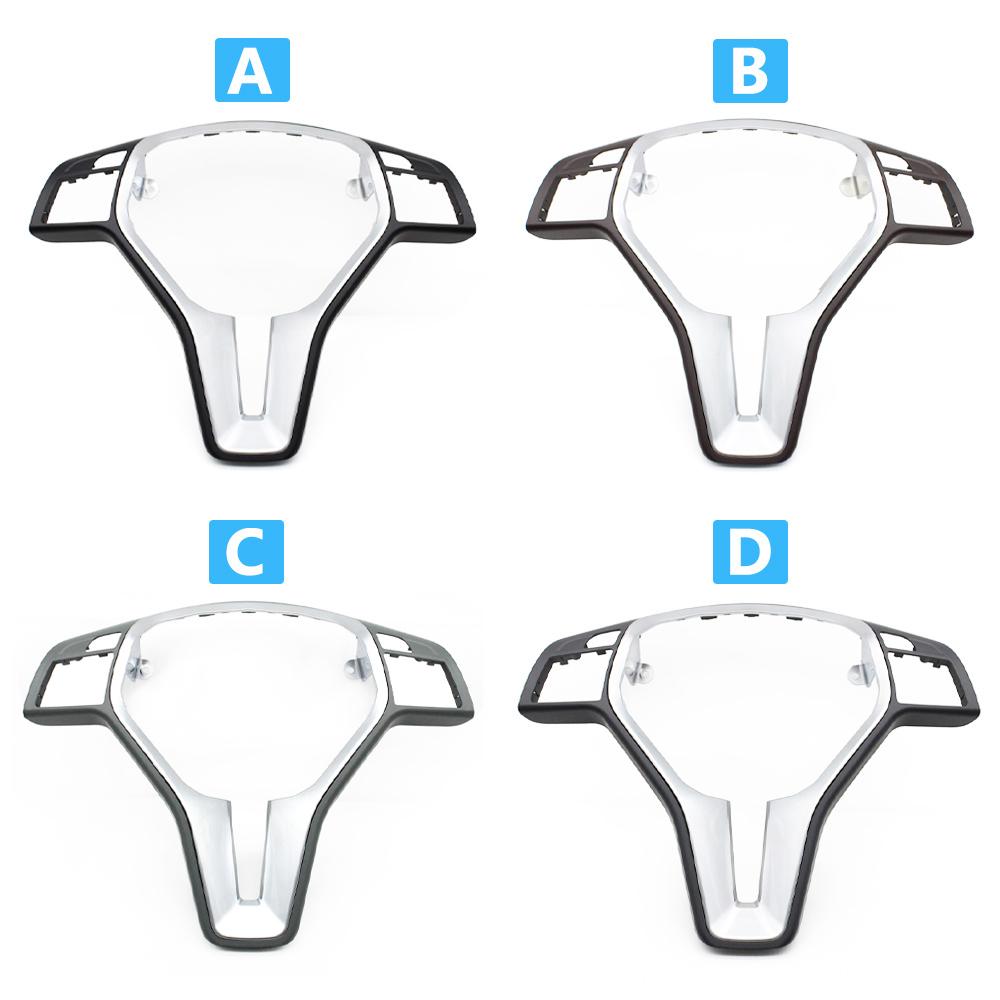 Автомобильная хромированная накладка на руль из углеродного волокна для Mercedes BENZ CE Class W176 W246 W204 W212 GLK204 W156 W117