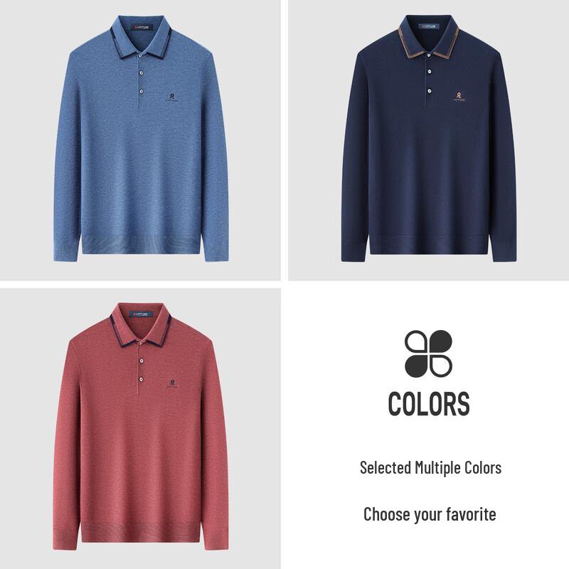 Мужской осенний трикотажный свитер в стиле business casual от MONTAGUT