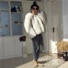 Winter New Casual Coat Women's Thickened Warm Raccoon Fur Coat