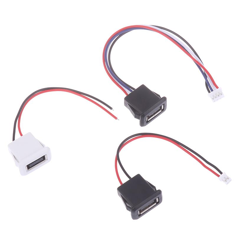 Usb 2.0 Female Power Jack Usb2.0 Charging Port Connector With Cable Usb Charger Socket With Ph2.0