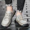 Модная удобная обувь на плоской подошве Кожаная мужская повседневная обувь Классическая шнуровка Обувь для улицы Элегантная офисная мужская обувь Обувь для пешего туризма Мужские кроссовки для ходьбы