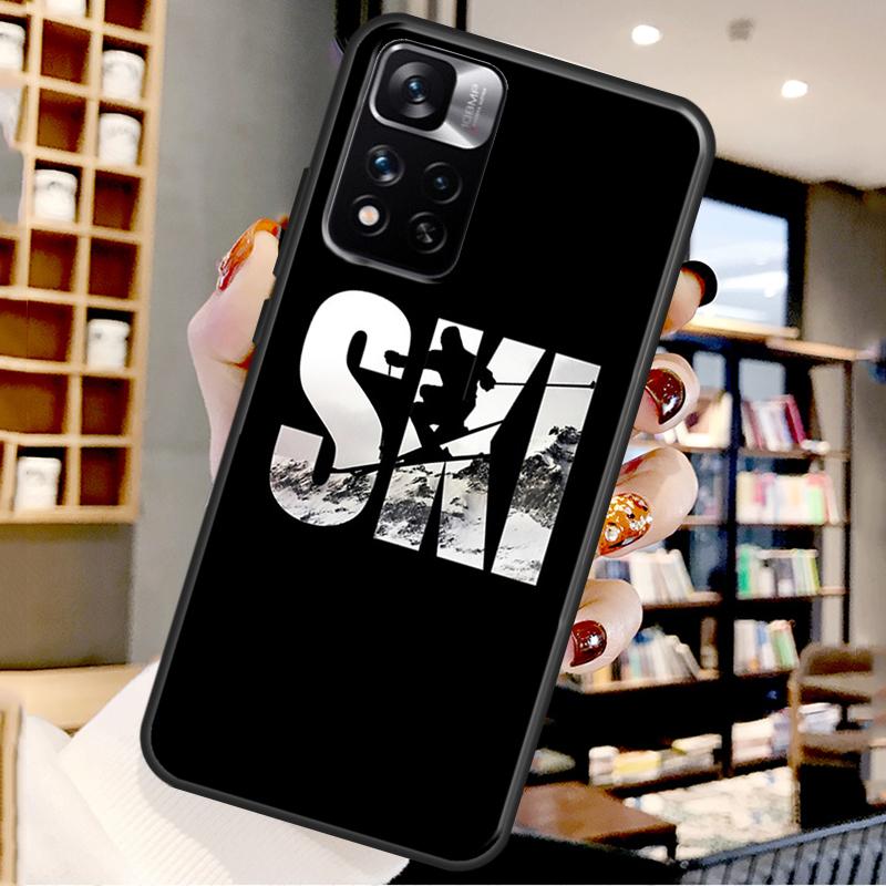 Лыжи Снег Сноуборд Чехол для лыж Для Xiaomi Redmi Note 12 11 10 9 8 Pro Note 12S 11S 10S 9S Чехол Для Redmi 9 10 12 C