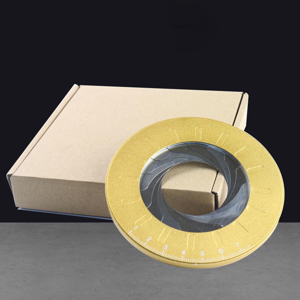 Круглый инструмент для измерения инструментов из нержавеющей стали, креативная линейка для рисования