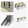 Обновления Ролики для окон Раздвижные оконные ролики Стальные/нейлоновые Направляющие ролики для окон Простая установка для раздвижных дверей