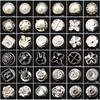 Concealed, Removable, No-seam, Pearl, Decorative, and Small Brooch Shirt Buttons with Anti-exposure Design.