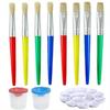 Paint Brushes Set Paint Brushes Round and Flat Paint Brushes for Acrylic Paint Washable Paint DIY Graffiti Paintbrush