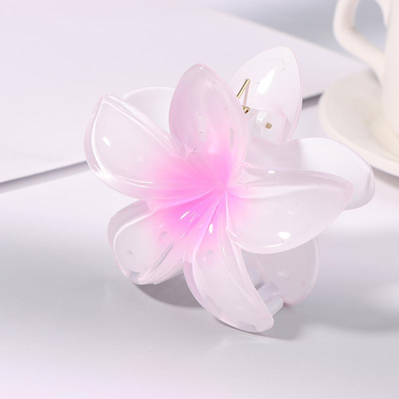 Seaside Vacation Hair Clip Back Of The Head With Multi-Color Optional Bauhinia Clip