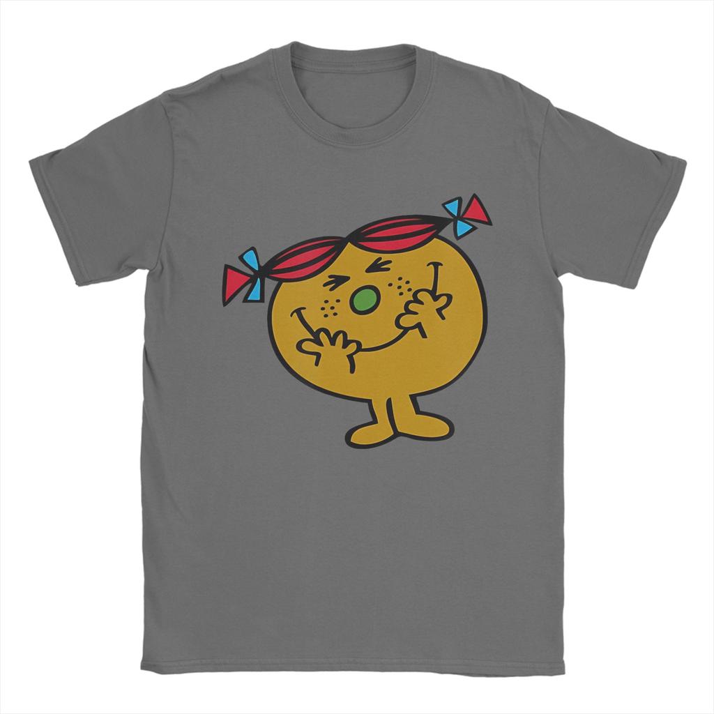 Mr Men Little Miss Trouble T Shirts Men Women Pure Cotton Leisure T-Shirt Round Neck Tee Shirt Short Sleeve Clothing Plus Size