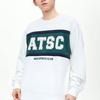Anta Lifestyle Series Letter Round Neck Pullover Fleece Hoody Men sweatshirt Paper-White 152348706-1