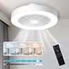 LED Ceiling Fan with Circulator, 50cm Diameter, 8-Tatami Room Size, ColorDimmable, Airflow Adjustable, DC Motor, 4000LM, ForwardReverse Rotation,