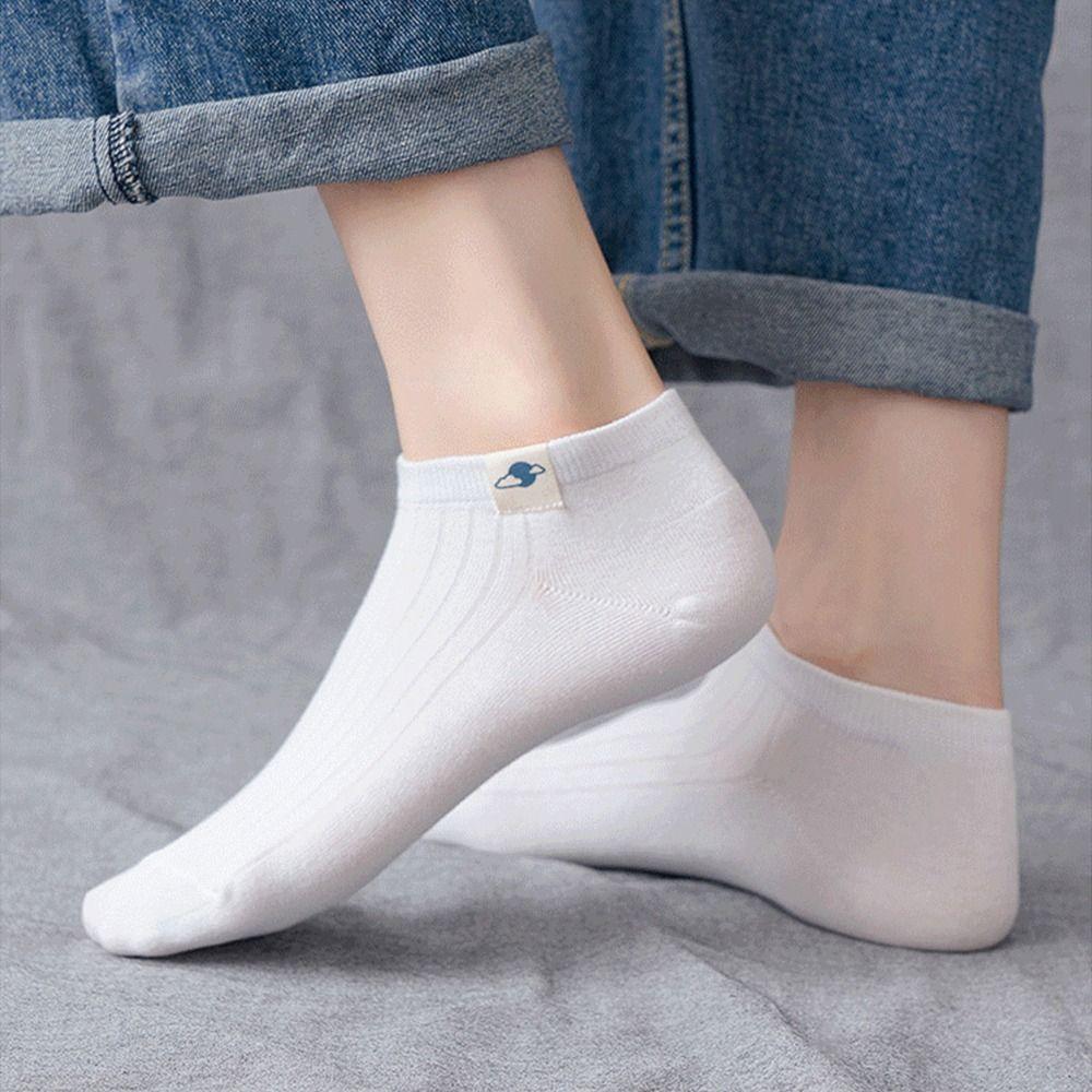 Shallow Mouth Ankle Low Sock Fruit Pattern Decor Tube Socks Women Short Socks Students