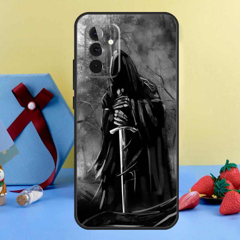 Чехол-череп Жнеца Смерти для Samsung Galaxy A13 A33 A53 A16 A17 A54 A34 A14 A15 A35 A55 A52 A12 A32 A26 A36 A56