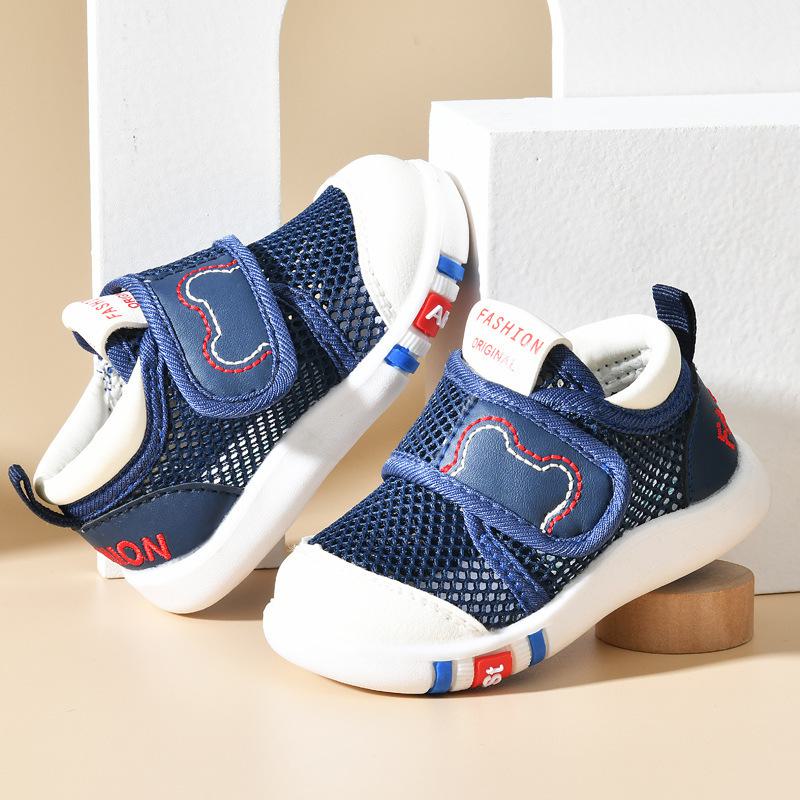 Летние детские сандалии для девочек от 0 до 2 лет, нескользящая мягкая подошва, сетчатая обувь