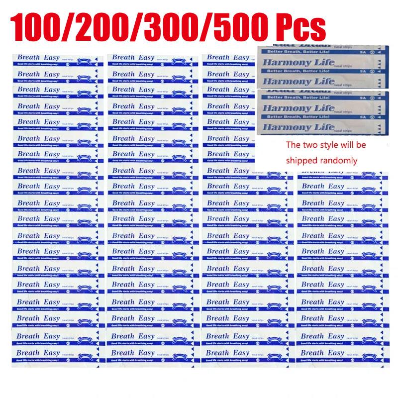 100/500 шт. Дыхательные назальные полоски Правильное средство Стоп храп Назальный пластырь Пластырь для хорошего сна Продукт Легче дышать Устройство для помощи во сне