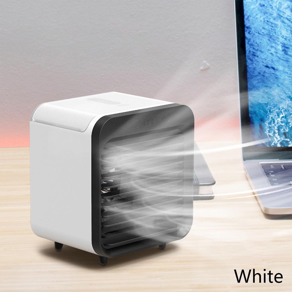 Donirt Новый Портативный USB Заряжаемый Мини 3-скоростной Кондиционер Охладитель Вентилятор Кондиционер Воздушное Охлаждение Офисный Настольный Вентилятор