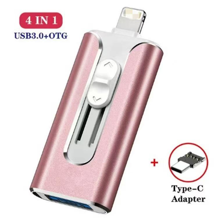 Многофункциональный OTG USB-накопитель 4-в-1 для телефонов Apple - Доступен в версиях 64 ГБ и 32 ГБ