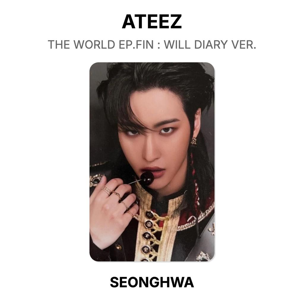 ATEEZ МИР EP.FIN : ДНЕВНИК УИЛЛА ВЕРСИЯ. Официальная фотокарта