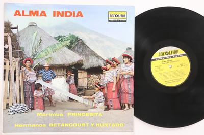 LP Пластинка HERMANOS BETANCOURT, HURTADO HERMAN - Alma India - Маримба Princesita OLP8267 DISCOLANDO Неизвестный Латинский Б/У