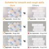 Factory Brand Customized PVC Wall Sticker for Home Decoration with Thermal Transfer Printing and Matte Varnishing 12x14 Inch