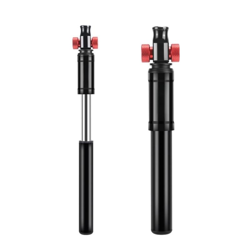 Мощный ручной насос для велосипеда 130 PSI, Накачиватель шин для велосипедных шин, Легкая металлическая конструкция