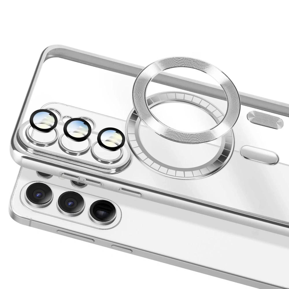 Case for Samsung Galaxy S26 Ultra, Electro MagSafe, silver