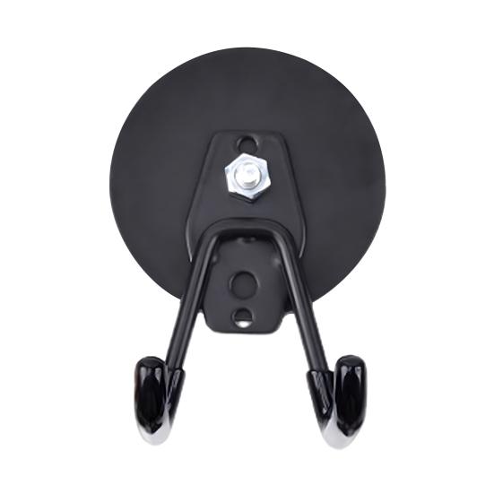 Сверхпрочный магнитный крючок для хозяйственных нужд Сильный Легкая установка Магнит для гаража ПВХ Антискользящее покрытие Крючок для хранения