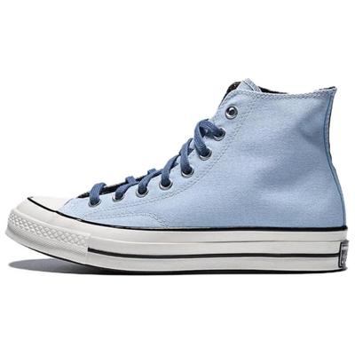 Chuck Taylor 70s Сезонные удобные универсальные прочные высокие парусиновые кеды для мужчин синего цвета