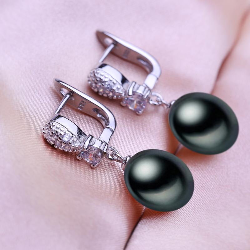 seniko 8-9 мм серьги с натуральным пресноводным жемчугом, геометрический дизайн, модные серьги-клипсы с кубическим цирконием для женщин, серьги, подарок для девочек