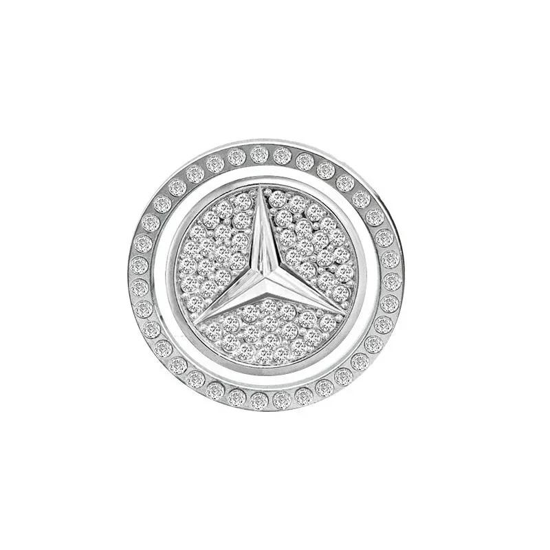 DIQ4   Car One-Click Engine Start Stop Switch Button Cover Ignition Button Sticker For Mercedes Benz W211 W204 W210 CLA GLA Accessories