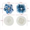 3D Aromatherapy Candle Mold Floral Resin Mold New Plaster Mold  Home Decor