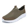 Fashion Summer Men Shoes Breathable Mesh Shoes Lightweight Hiking Walking Casual Shoes Slip-On Driving Men's Loafers