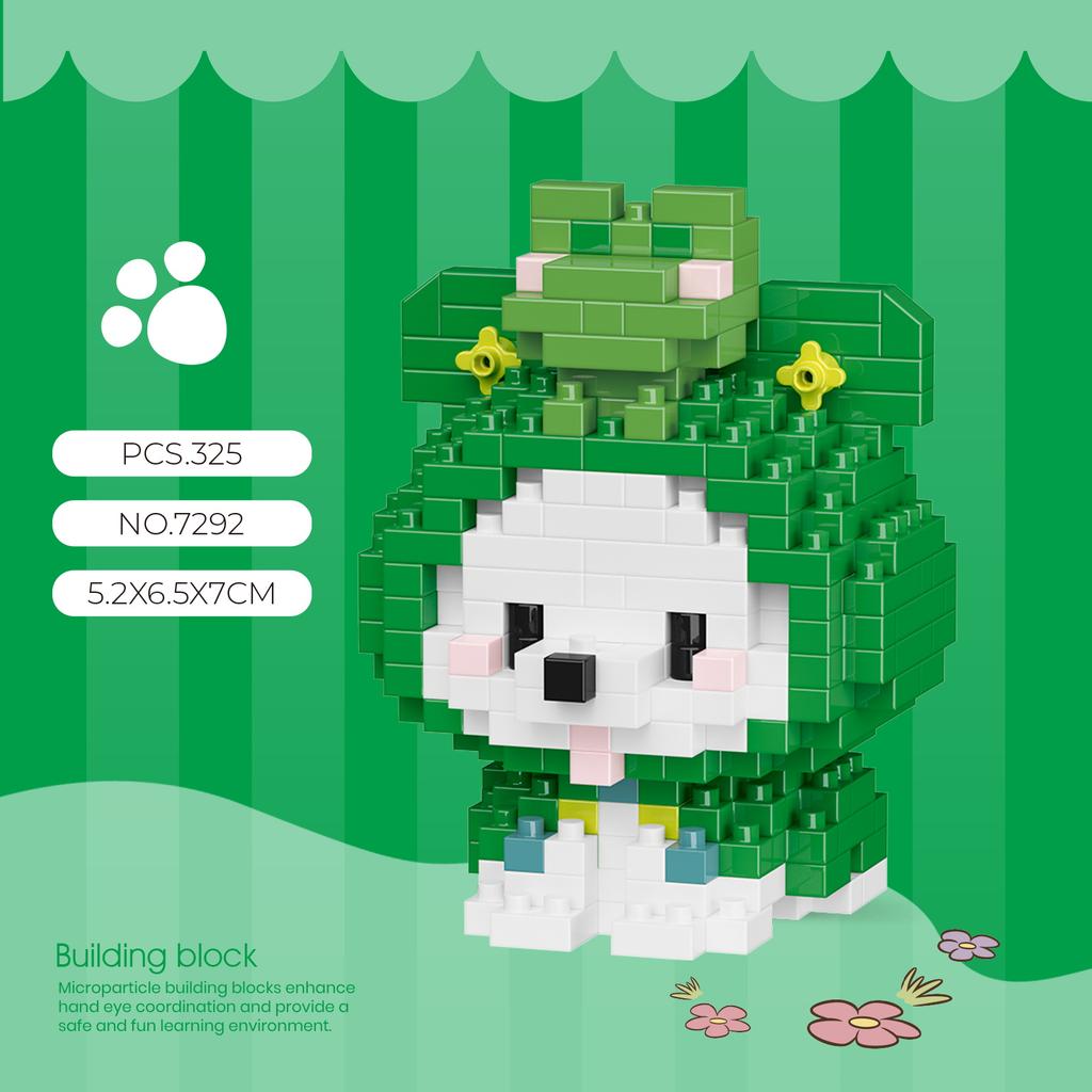 Mini Cartoon Cute Cat Dog Animals Models DIY Building Blocks Toys Micro Blocks Kit Christmas New Year Gifts Lucky Decor