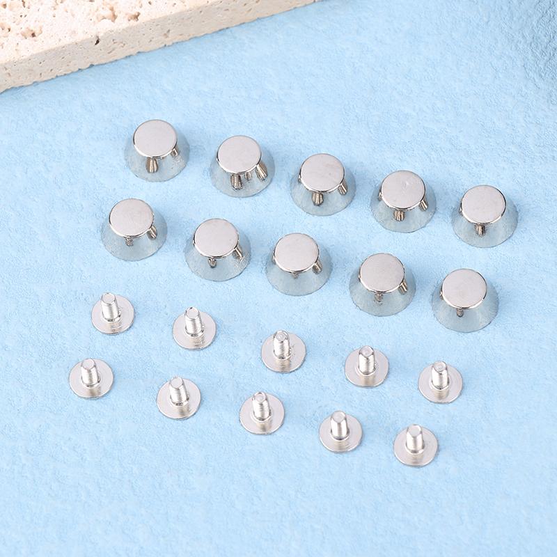 10 комплектов, металлические нижние заклепки для ножек сумки, кожаные заклепки для сумки «сделай сам», защитные заклепки для защиты от износа, аксессуары для ремней сумки