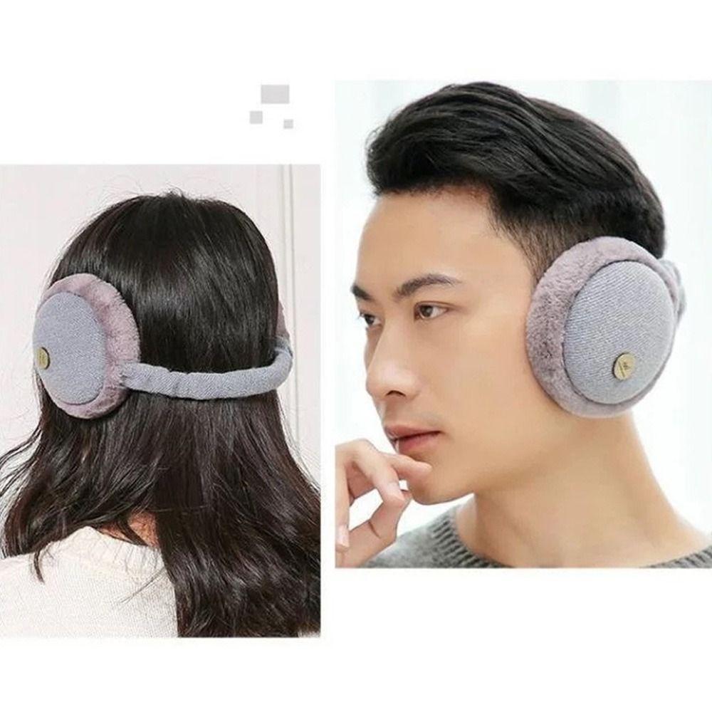 Уличные женские мужские зимние наушники-муфты для защиты от холода, с ушками, для согревания ушей, складные плюшевые наушники