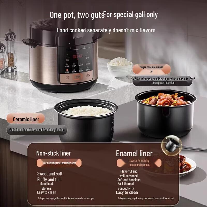 SUPOR 5л Умная электрическая скороварка