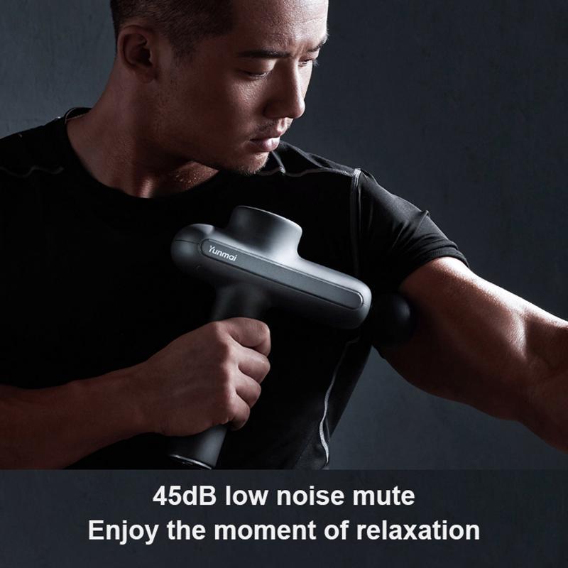 2020 Xiaomi Mi Yunmai Fascia Gun Pro Базовый беспроводной ручной электрический пистолет для массажа мышц тела Ударный пистолет для тренировок Беговая терапия Облегчение боли в мышцах