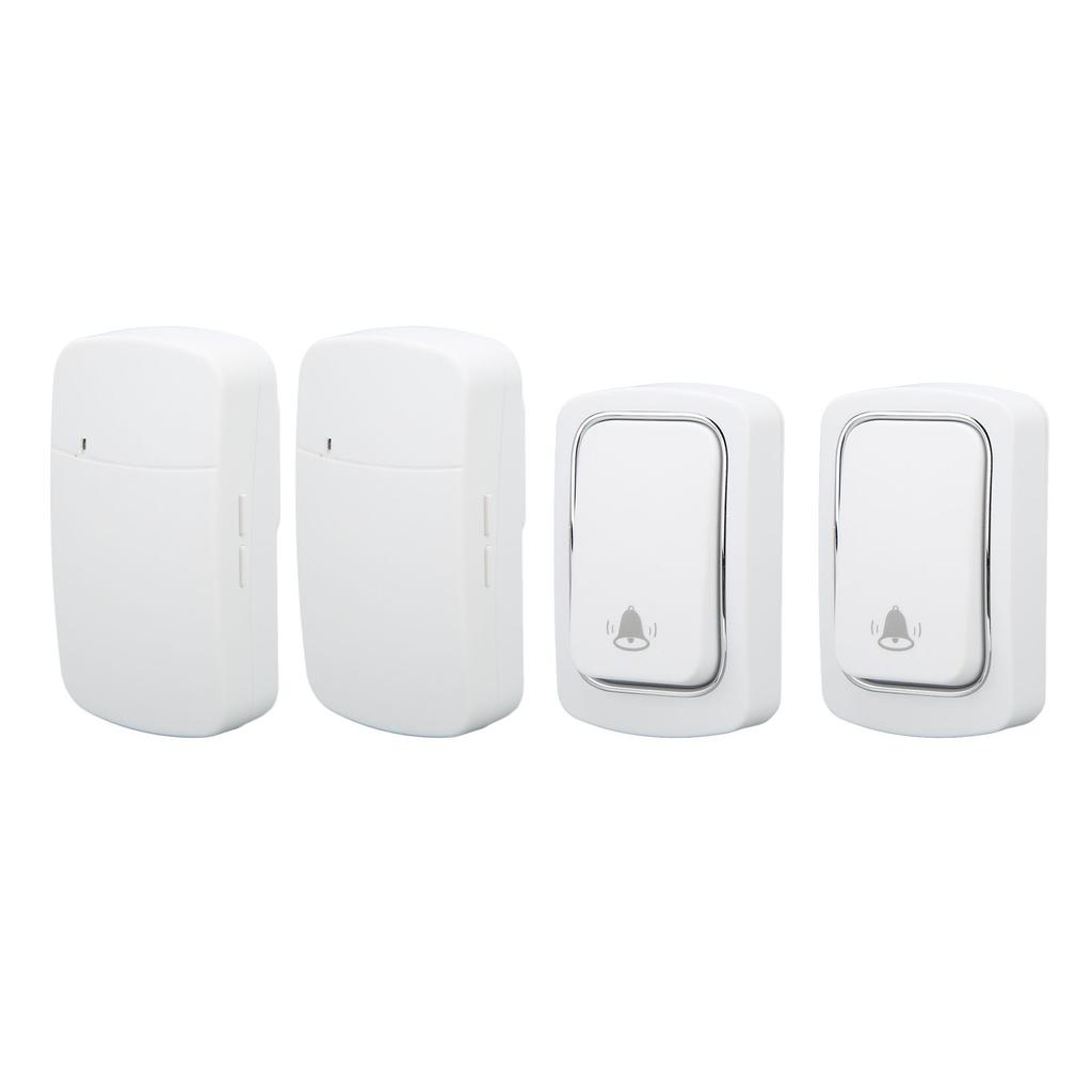 Беспроводной дверной звонок с автономным питанием IP68 водонепроницаемый пейджер дальнего действия для домашнего офиса и квартиры с кондиционером